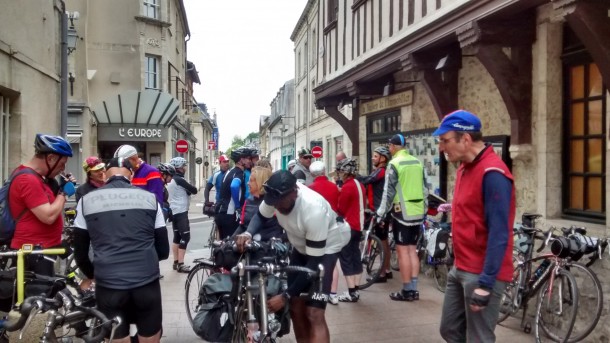 Gathering for Bayeux departure