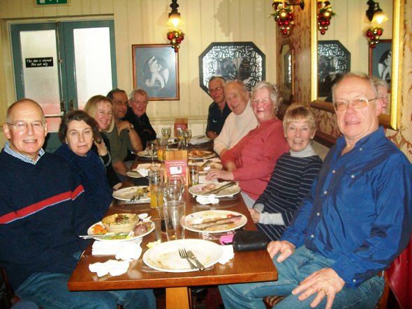 Tuesday Riders Dinner 18 Dec 2012